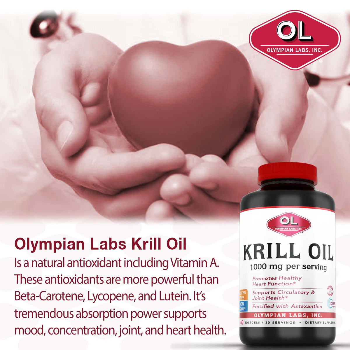 Krill Oil Softgels 1000 Mg 60 Ct Q265560