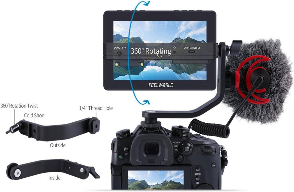 5.5 Inch Touch Screen DSLR Camera Field Monitor with 3D LUT Y7842