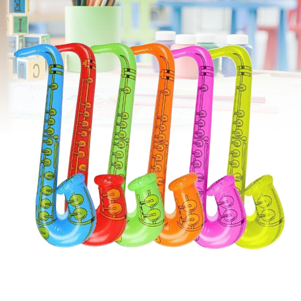 Inflatable Musical Instruments Sax Toy (Random Color) V7324