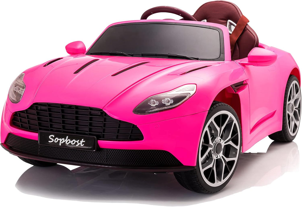 12V Electric Ride On Car with Remote Control EVA Tires White C766
