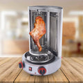 Vertical Gas Broiler Shawarma Machine Doner Kebab Gyro Grill Rotisserie Machine 3KW Silver E5683