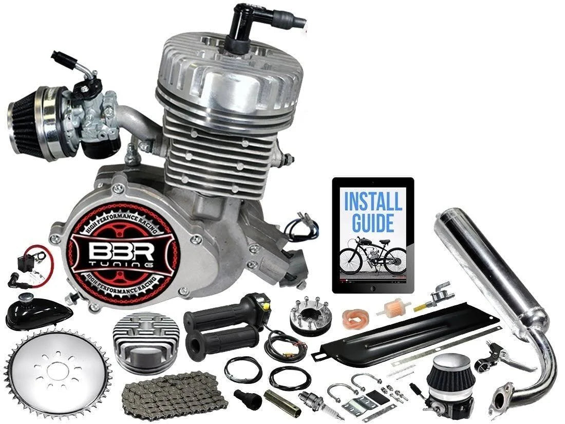 66/80cc 2-Stroke Gas Bike Motorized Bicycle Engine Kit D6914