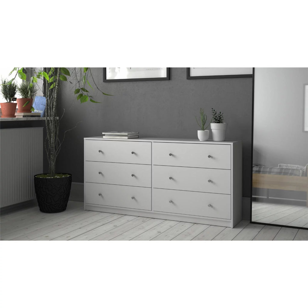6 Drawer Double Dresser Y7876