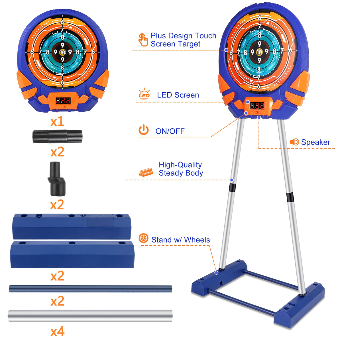 Electronic Scoring Shooting Target for Foam Darts L11188