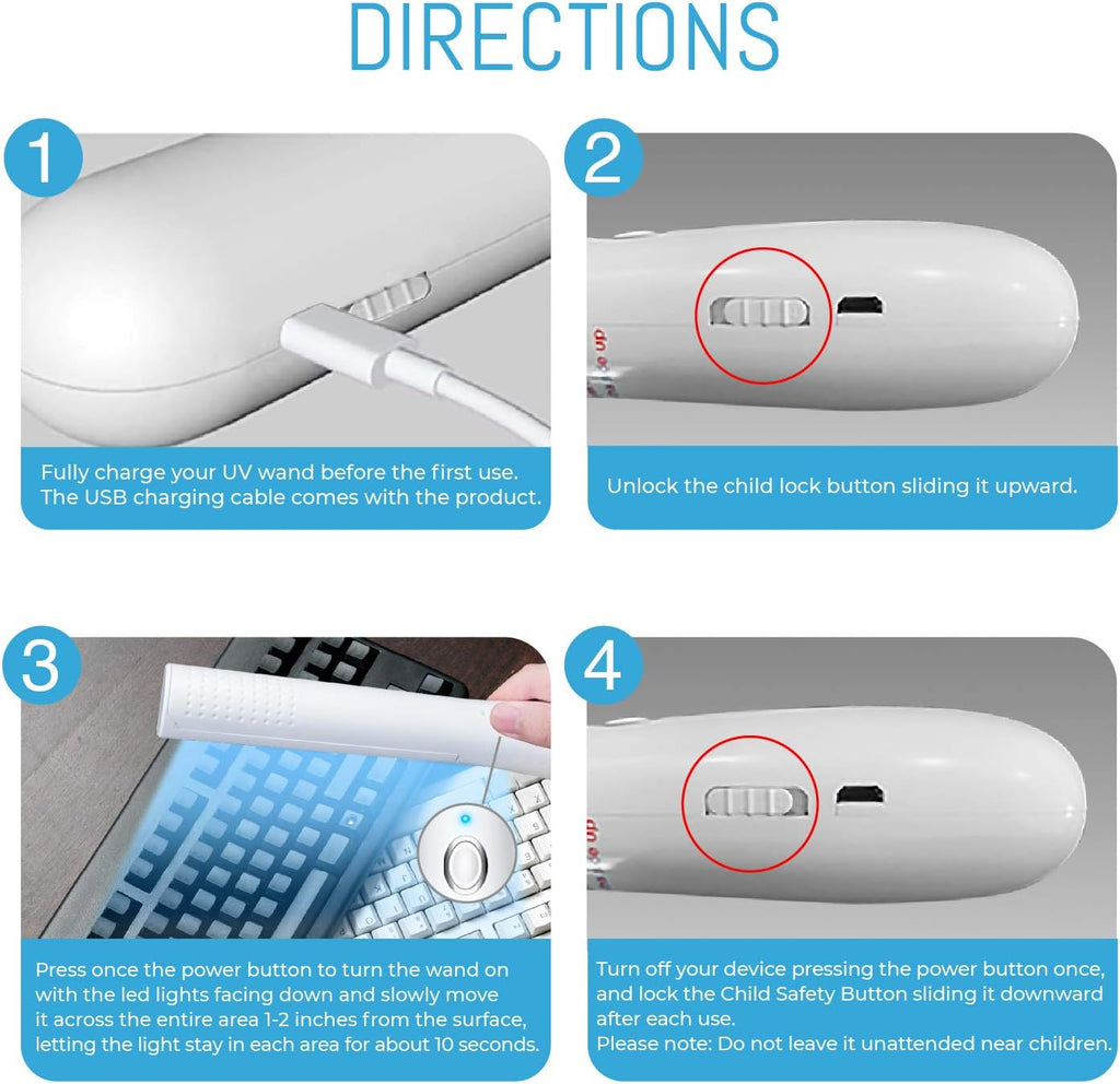 UV-C Light Sanitizer Wand D60850