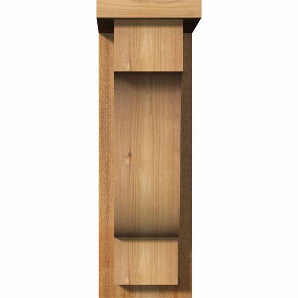 Rough Sawn Corbel with Backplate, Western Red Cedar S241485