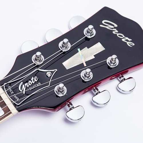 Red Hollow Body Electric Guitar B51620