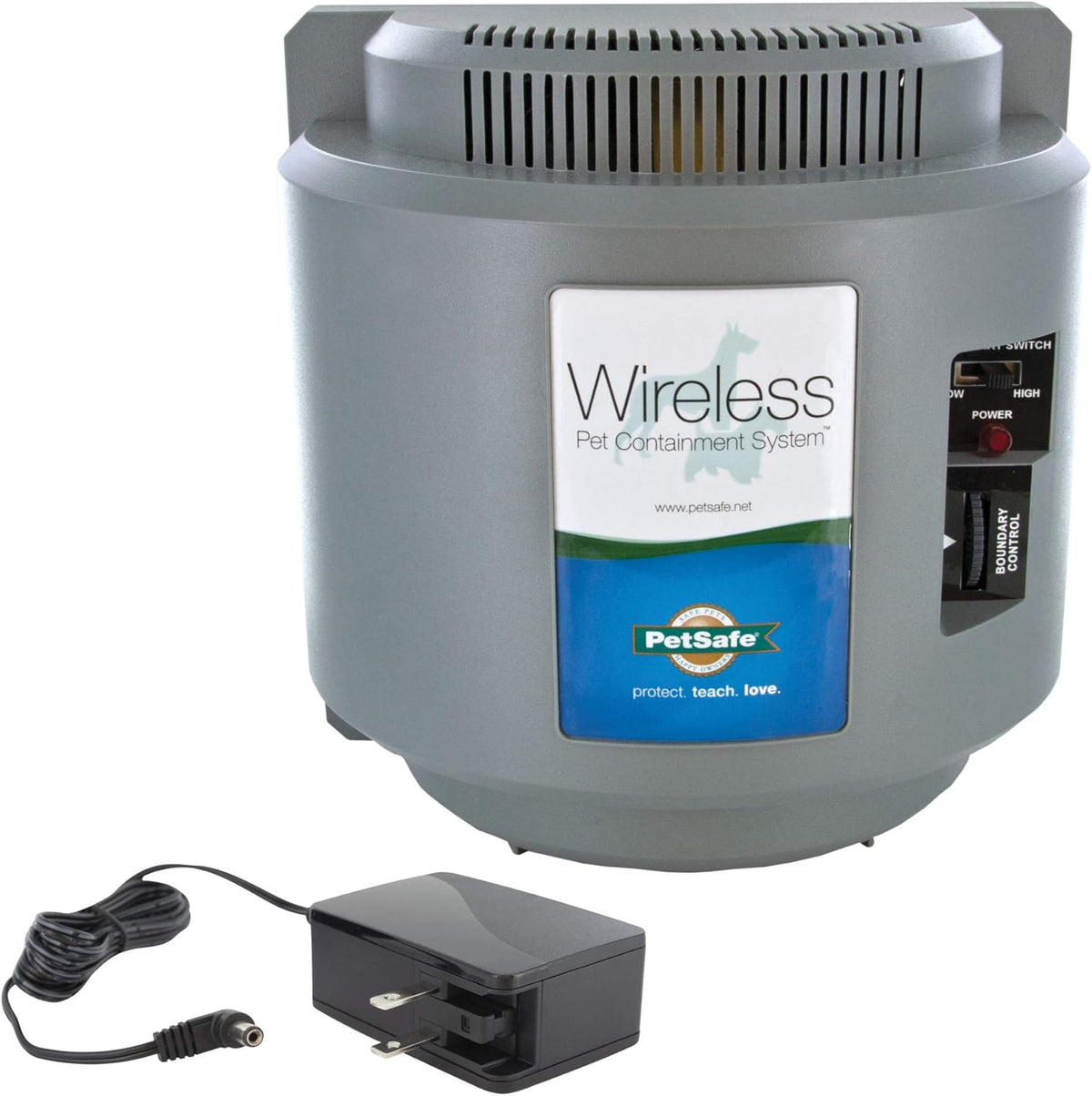 Wireless Pet Containment System, Covers up to 1/2 Acre, Waterproof Receiver with Tone / Static Correction G45090