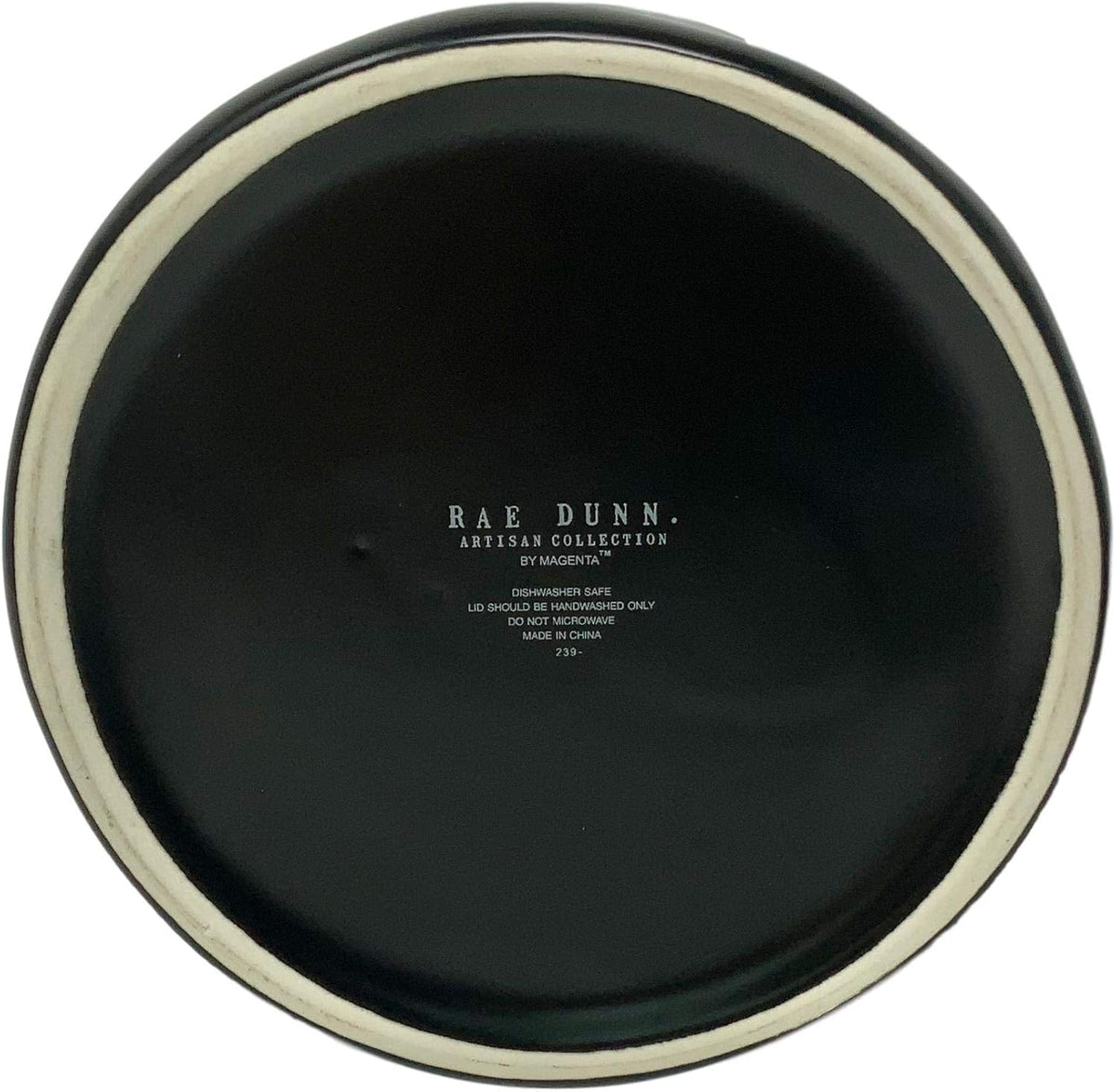 Black Cookie Canister with White Letters, Pack of 2 V42757