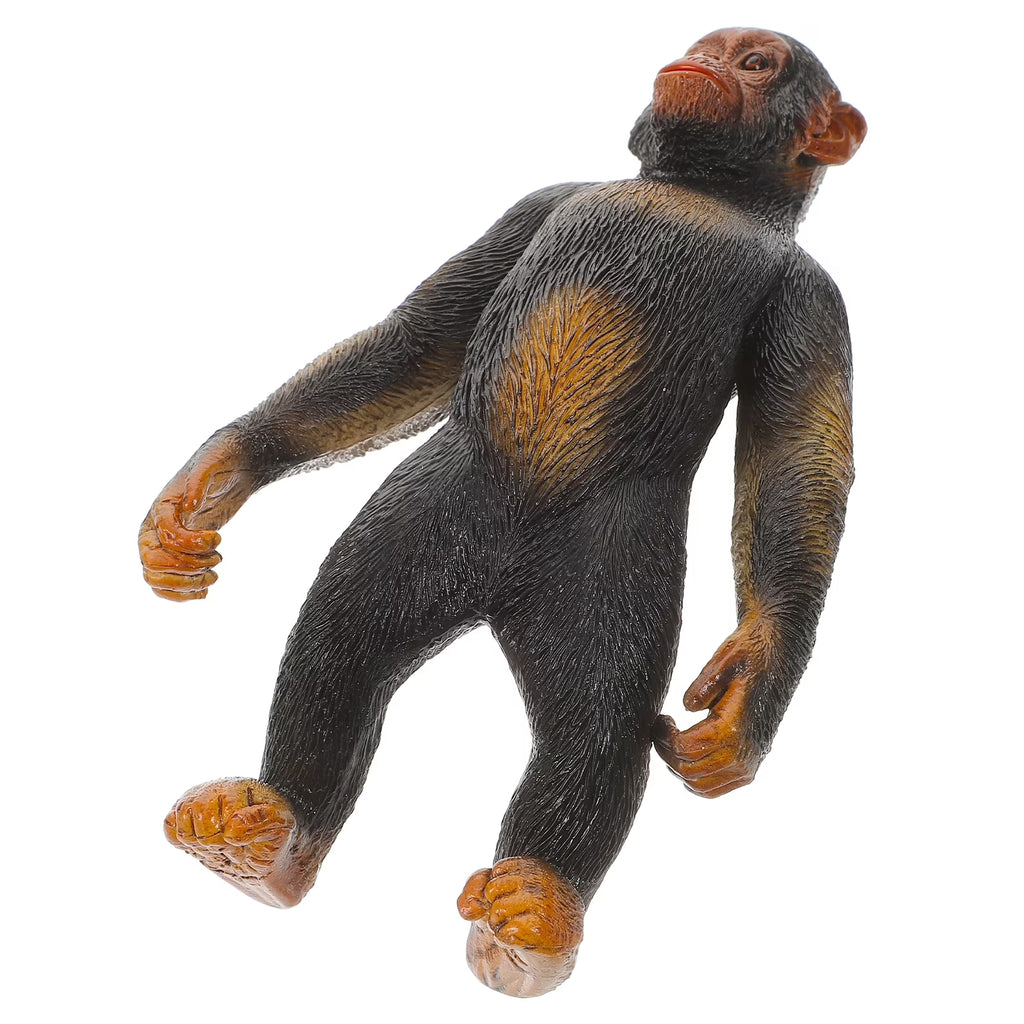 Chimpanzee Animal Statue Desktop Decor Mini Gorilla Decoration P10836