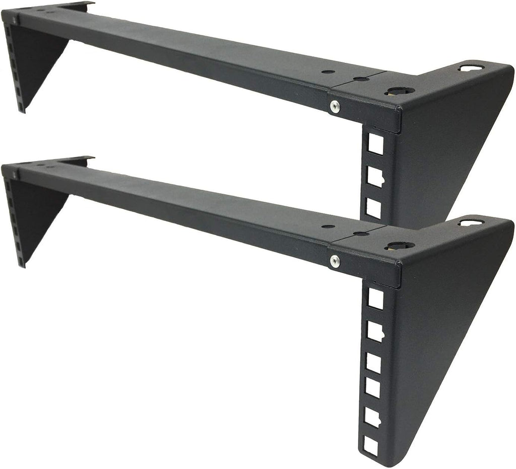 2U Foldable Cold Rolled Steel Vertical Wall Mount Rack G8726