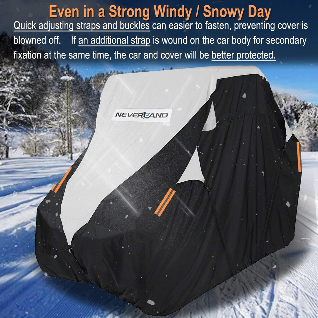 UTV Cover Waterproof Heavy Duty 2 Seater with Straps P440317