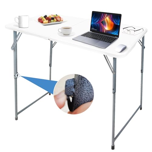 4ft Heavy Duty Portable Folding Plastic Table O781061
