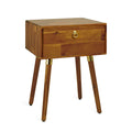 Solid Acacia Wood Nightstand L747651