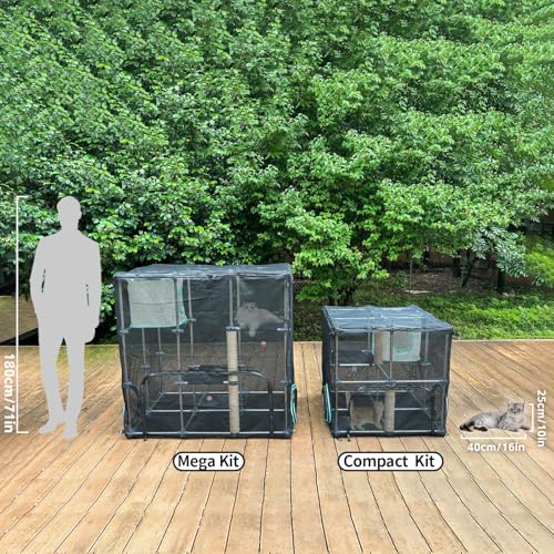 Catio Outdoor Cat Enclosure, Mega Kit Y26411