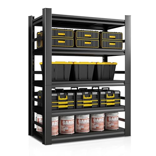 5-Tier Metal Garage Shelving Unit with Wheels B1081