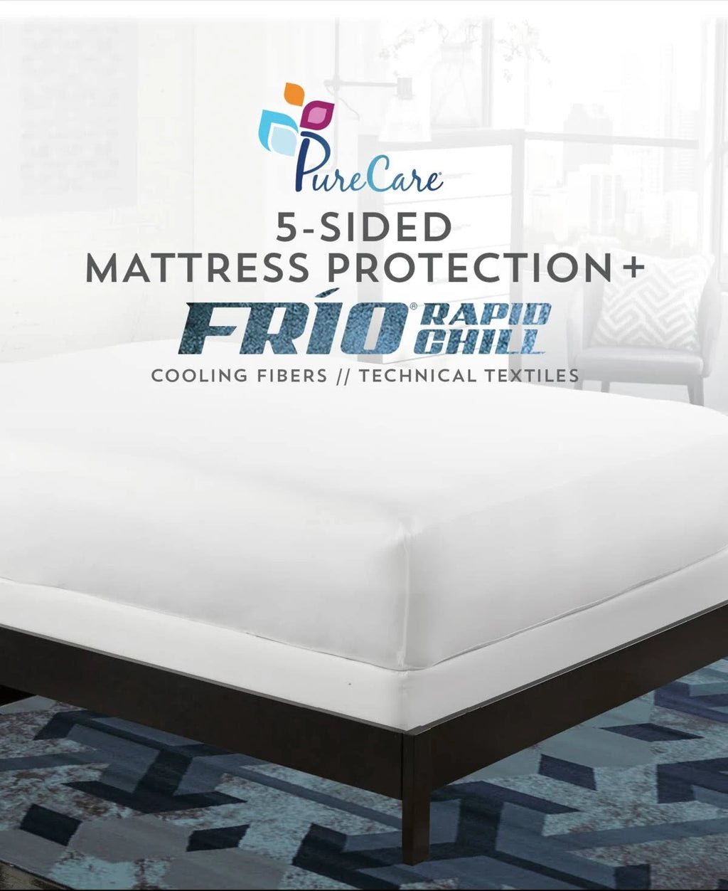 White Mattress Protector E636