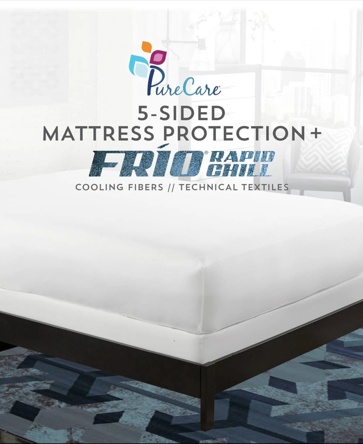 White Mattress Protector E636