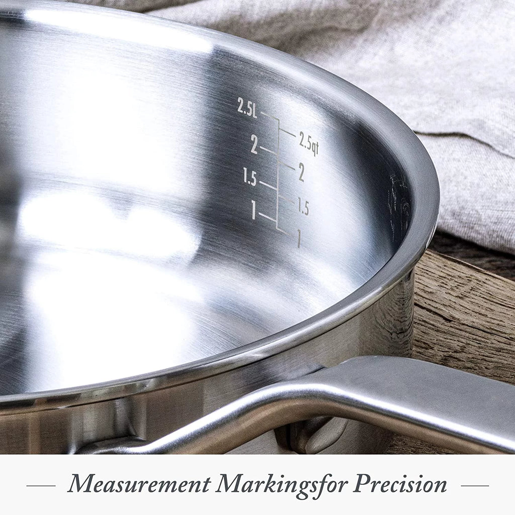 14 Piece Tri-Ply Stainless Steel Cookware Set F9684