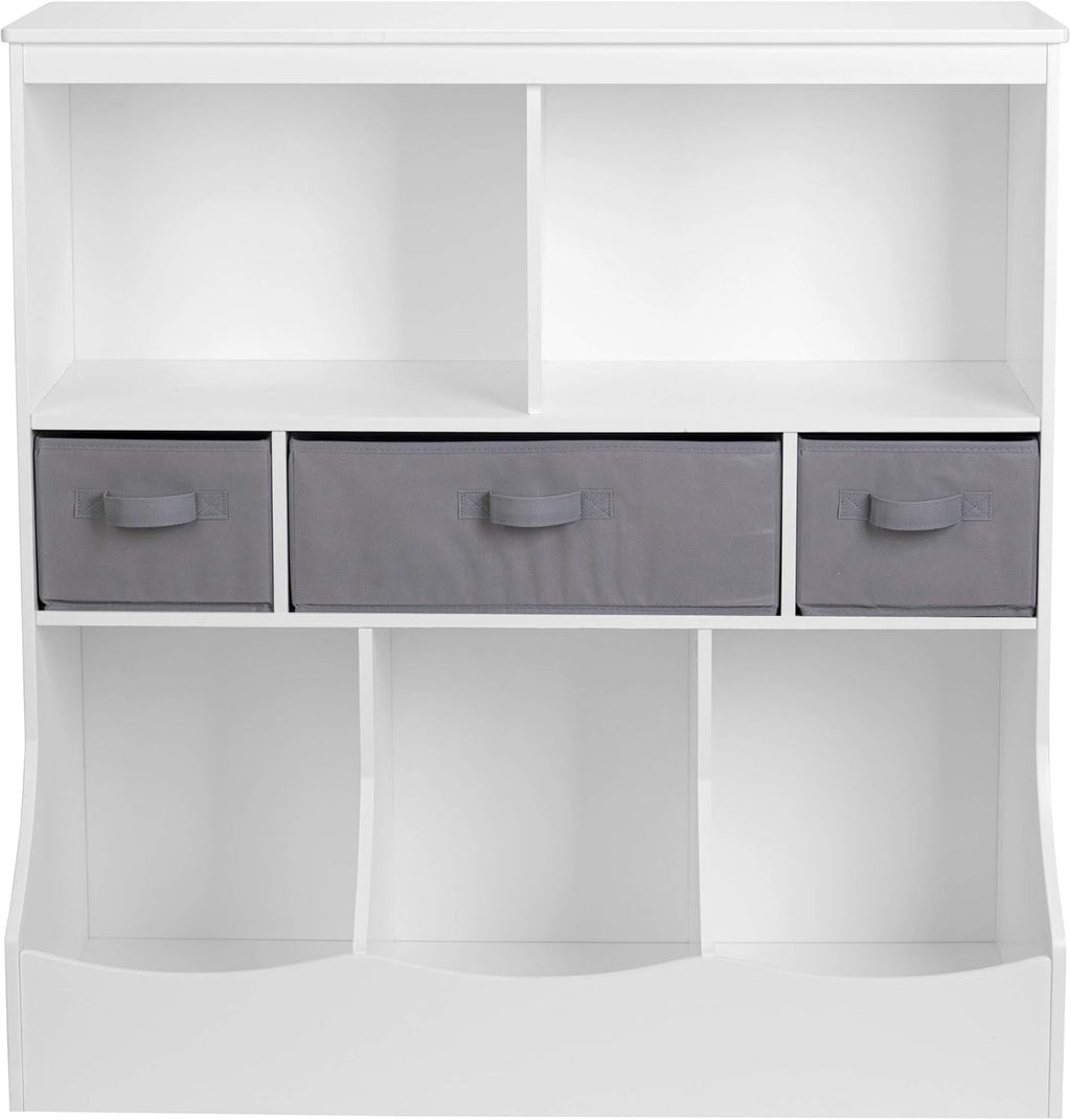 Toy Storage Organizer with 8 Compartments and 3 Baskets N928