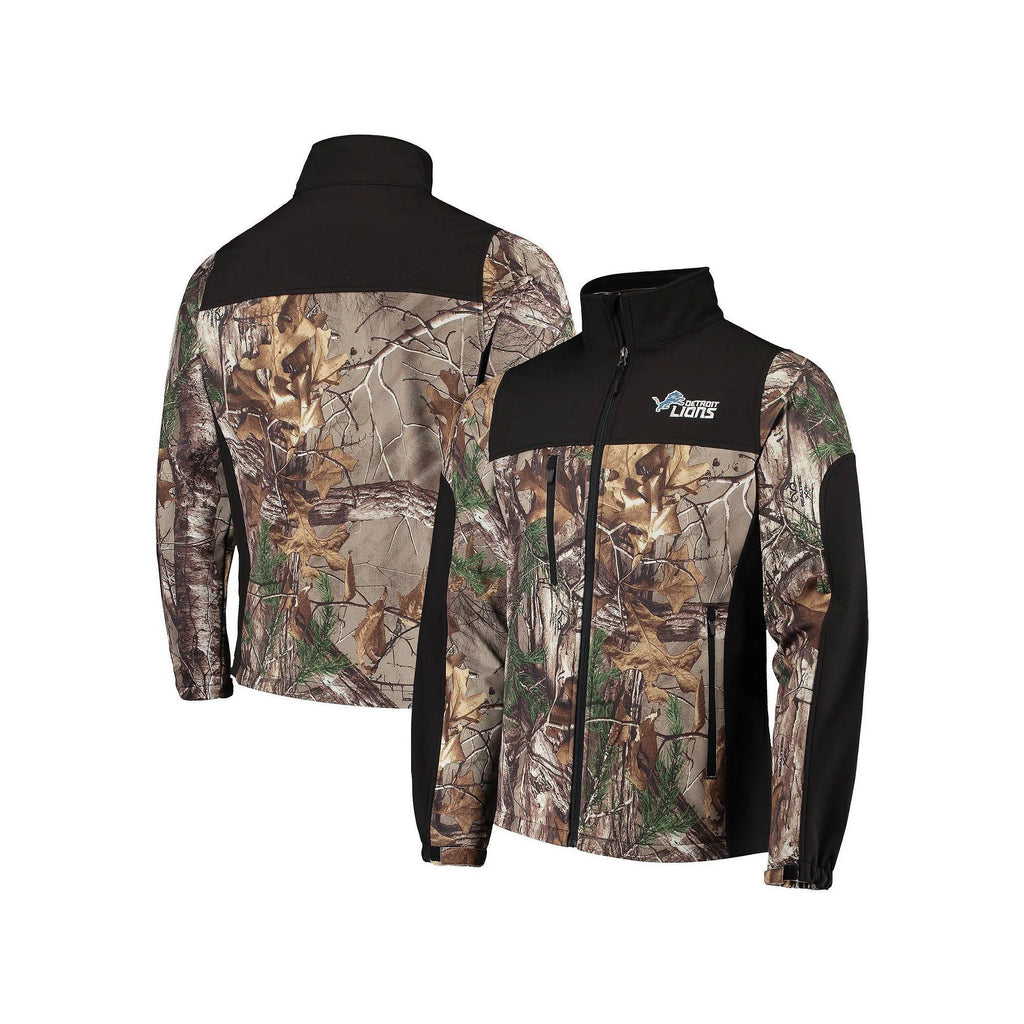 Realtree Camo/Black Softshell Full-Zip Jacket G2583