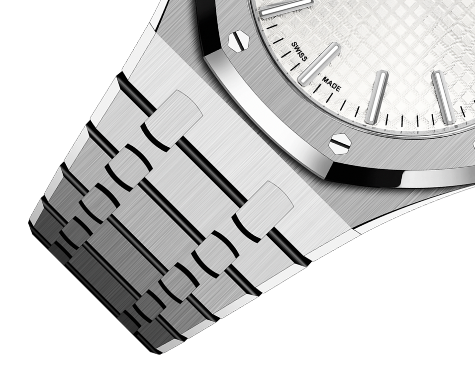 Silver-Toned Dial 41mm T7770