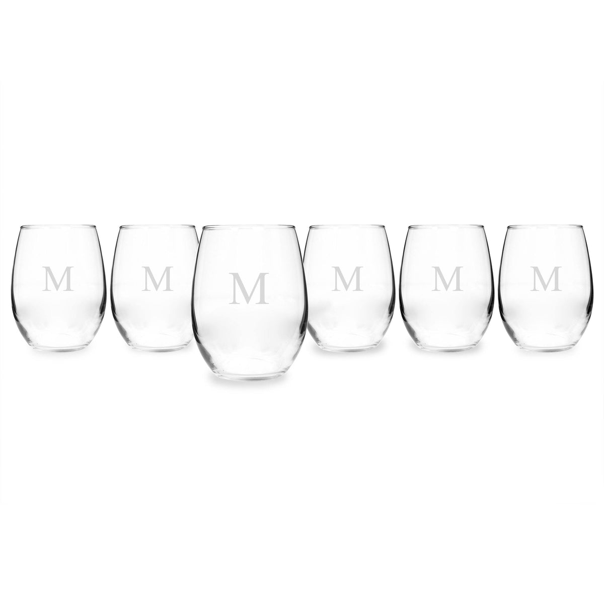 21-ounce Stemless Wine Glasses Set of 6 Clear T613