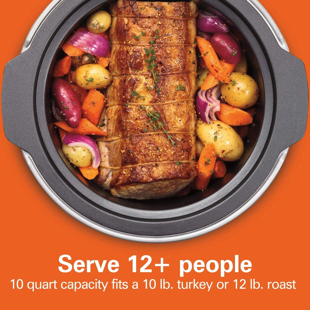 10 Quart Programmable Slow Cooker with Stovetop Safe Crock W163938