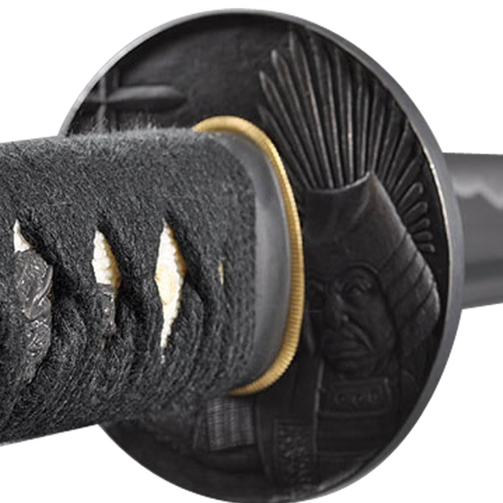 1045 Carbon Steel Japanese Samurai Wakizashi Sword with Wooden Scabbard Z92307