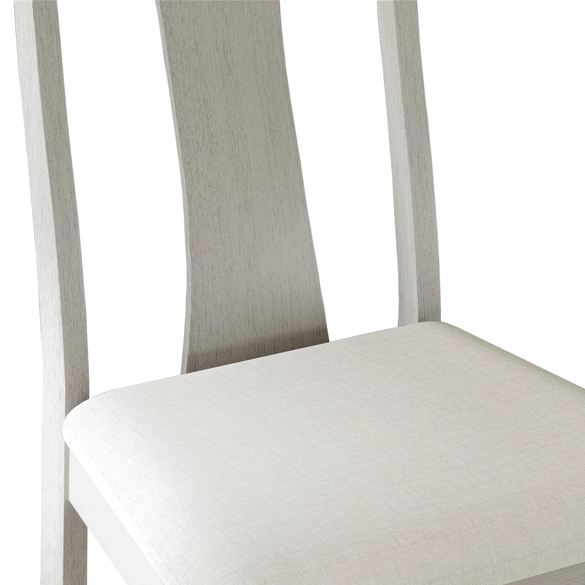Minimalist Wooden Dining Chair Set of 2 White R2904