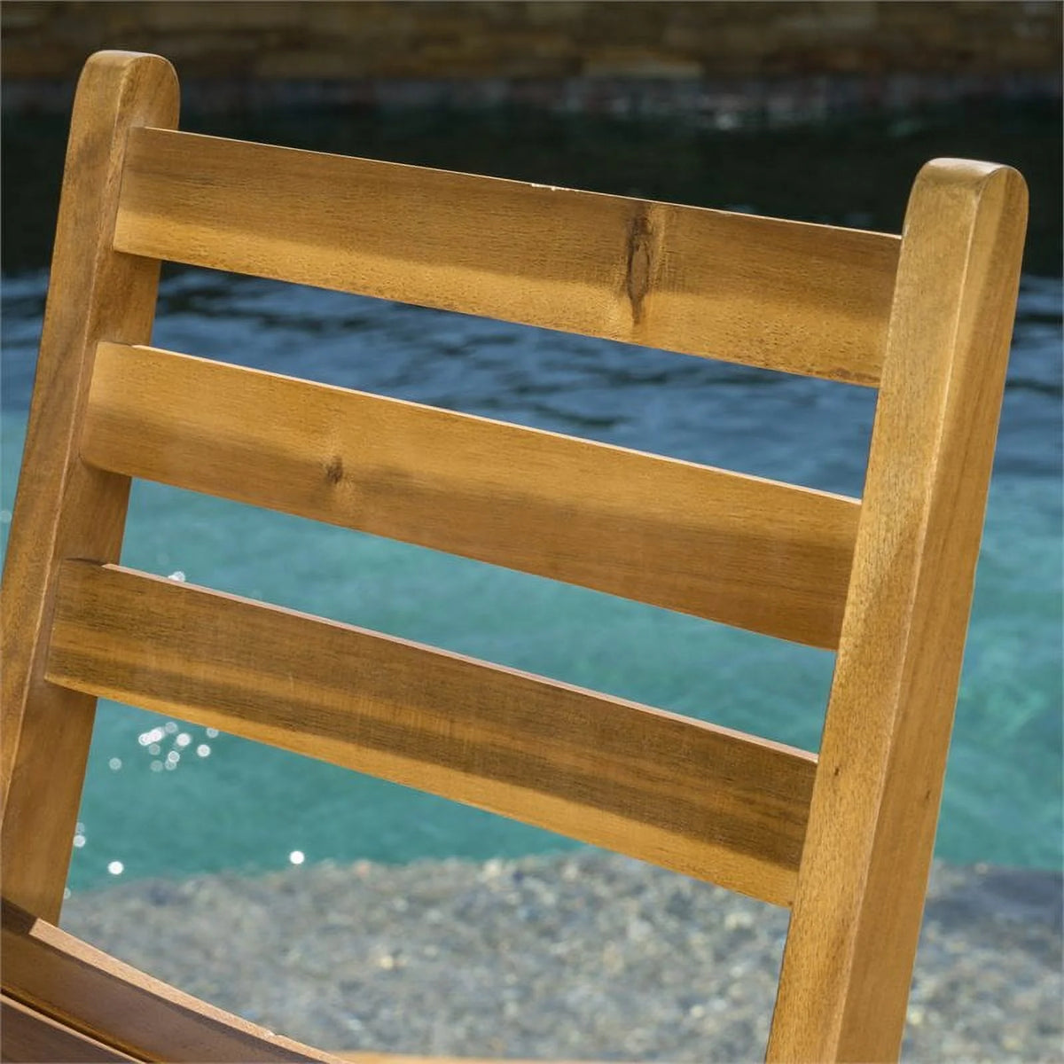 Foldable Outdoor Wood Barstool Set P57475