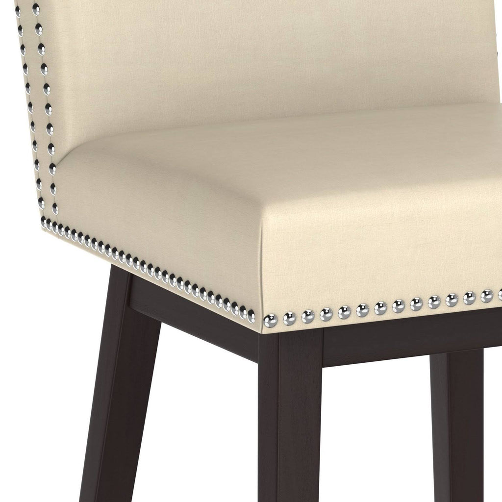 Cream Swivel Counter Stool Z233