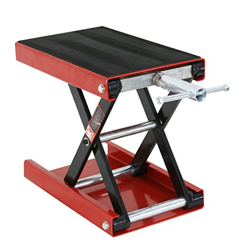 1100 LB Wide Deck Motorcycle Scissor Lift Jack Stand C385