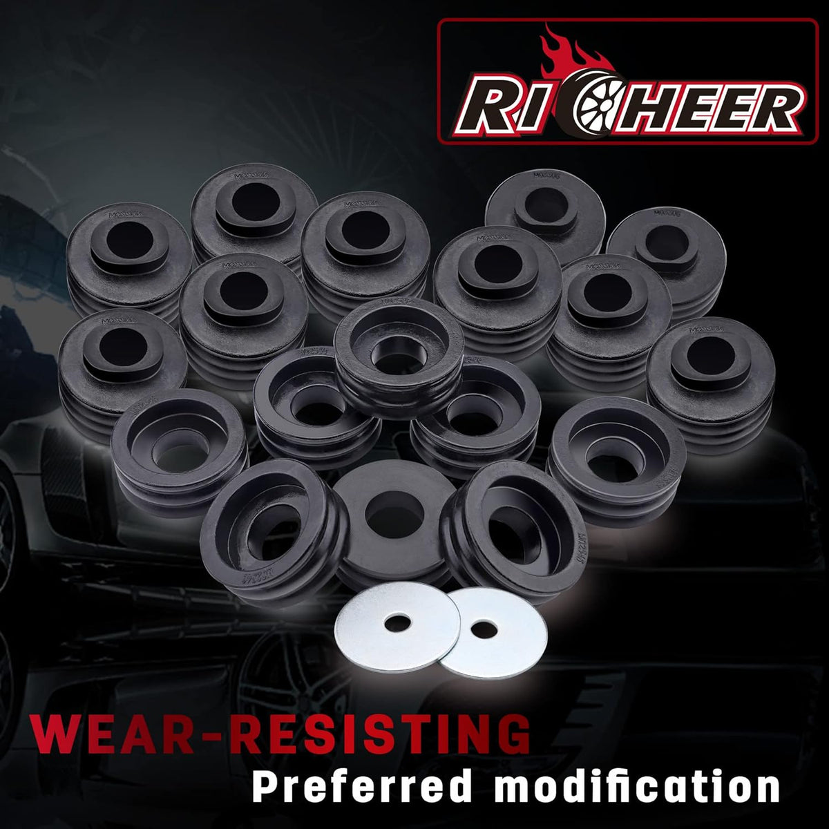 Body Mount Bushing Kit 18pcs Pack of 2 V137585