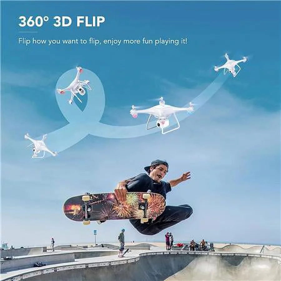 2.7K HD Camera RC Drone with Dual Batteries and Carrying Bag S9911