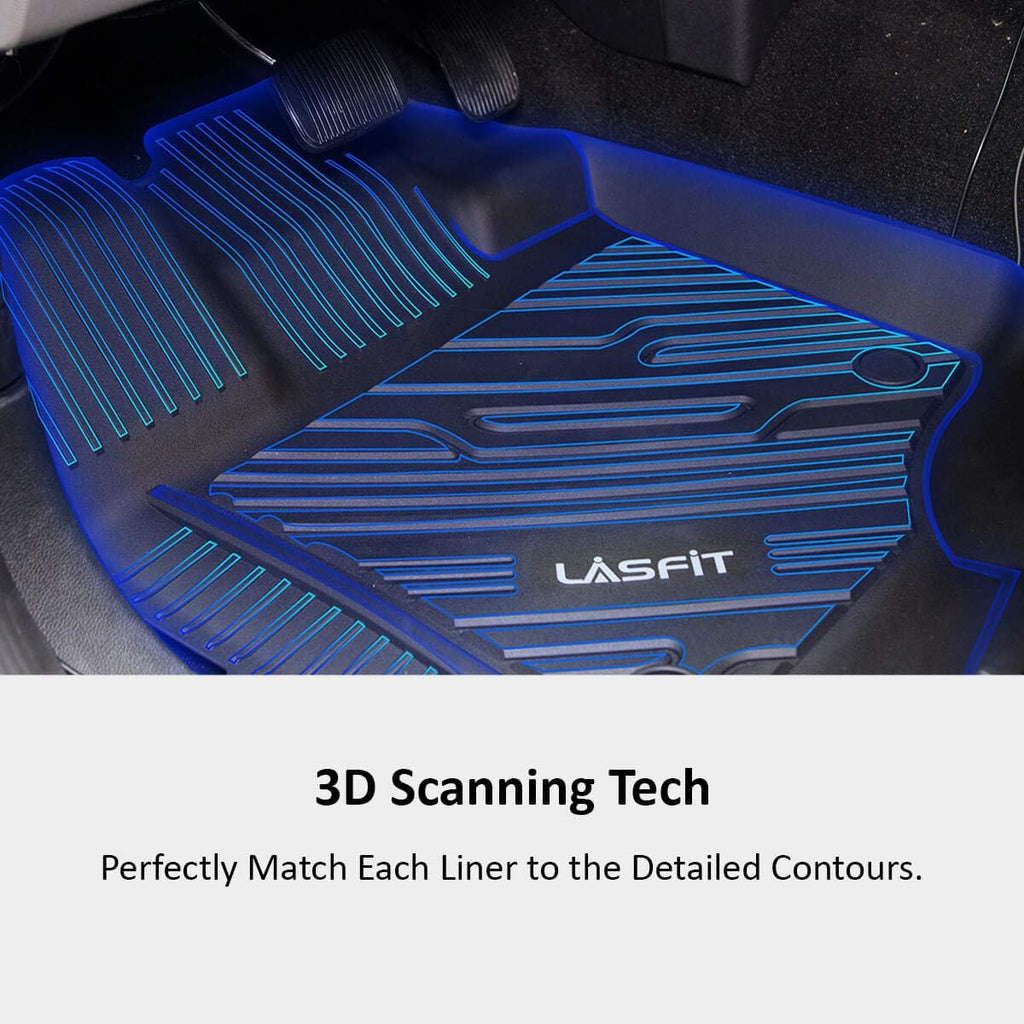 Black All Weather TPE Floor Liners B939162