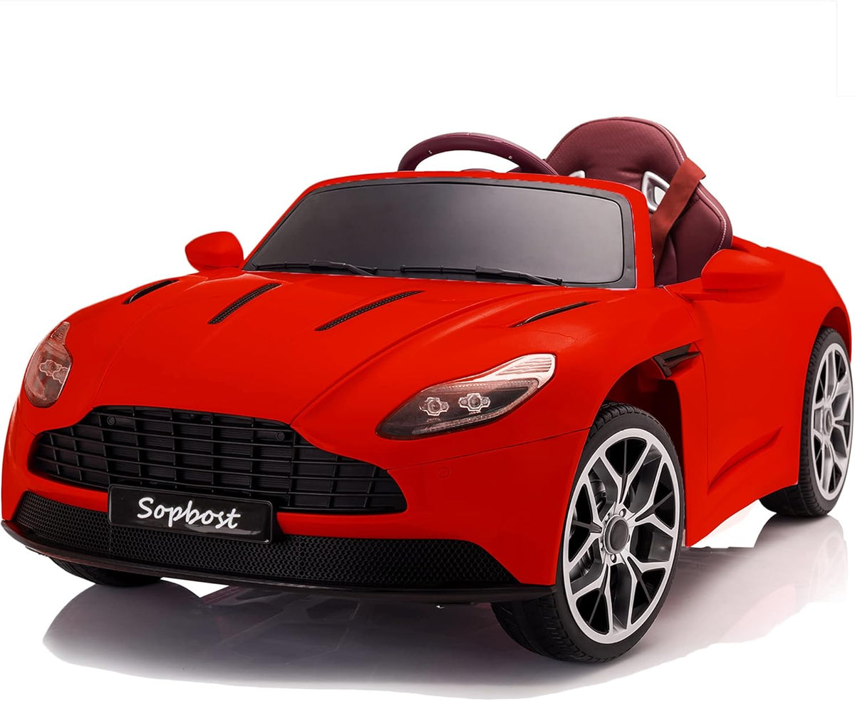12V Electric Ride On Car with Remote Control EVA Tires White C766