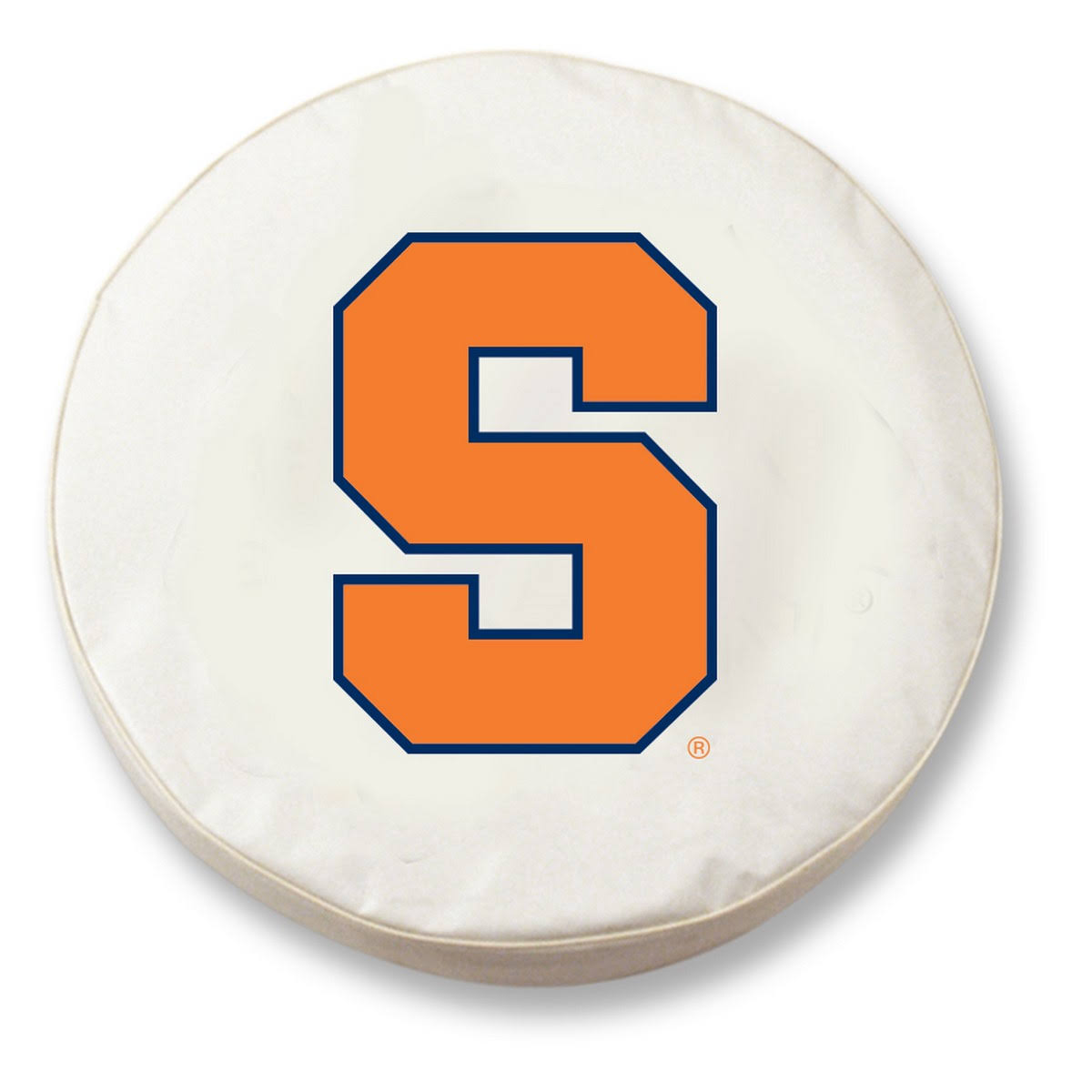White Vinyl Spare Tire Cover C12564