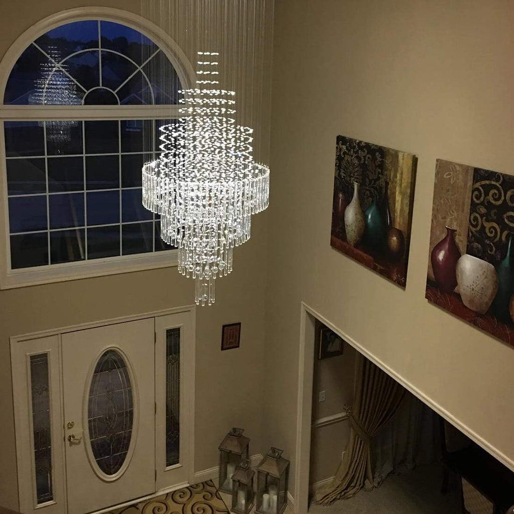 Large Modern Crystal Chandelier Ceiling Light Fixture I96380