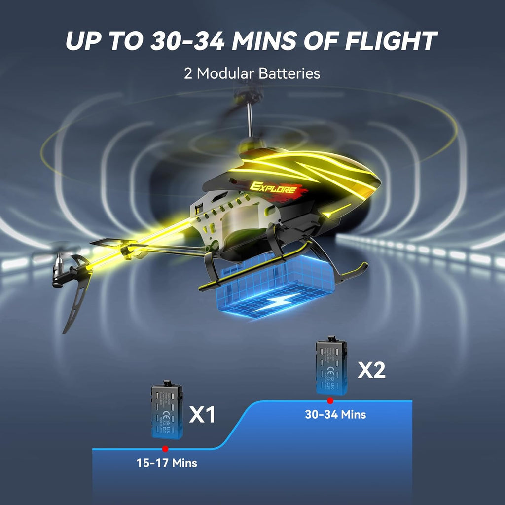 Blue 3.5 Channel RC Helicopter K1352