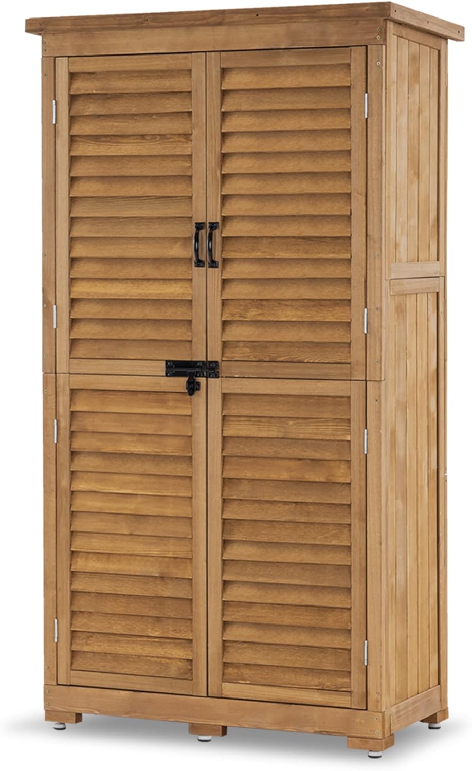 63 Inches Wood Outdoor Storage Cabinet M47395