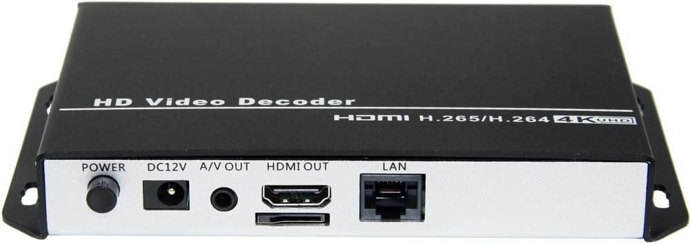 H.265 H.264 HD Video Audio Decoder to HDMI AV RCA Decoder T97060