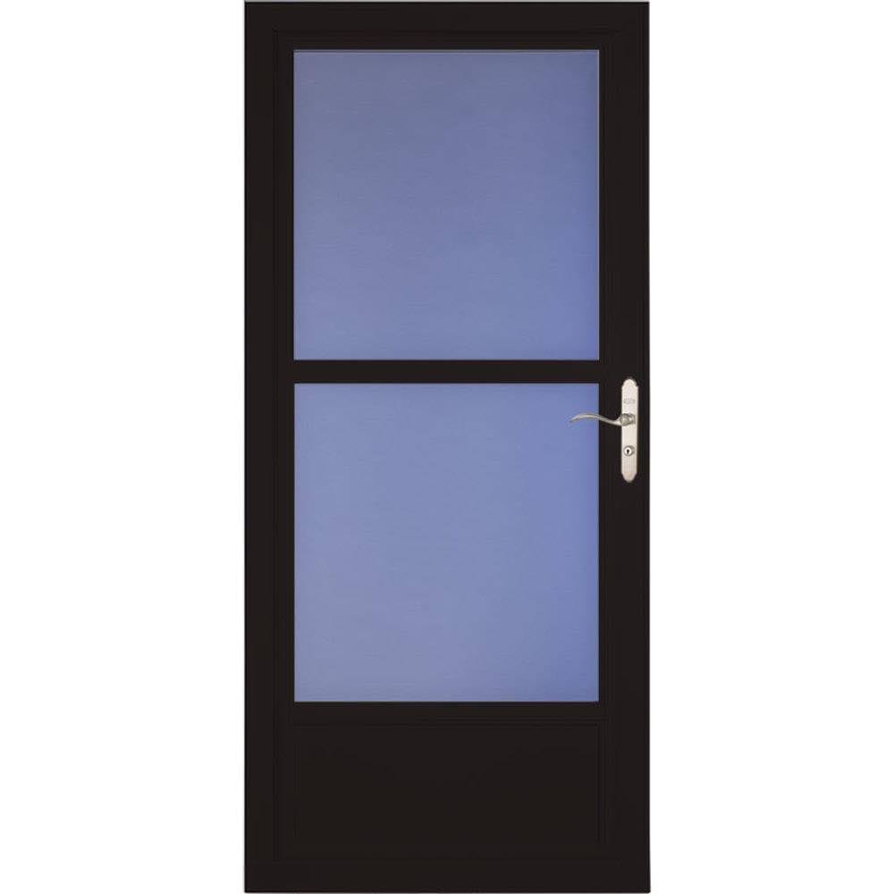 Black Mid-View Aluminum Storm Door J840