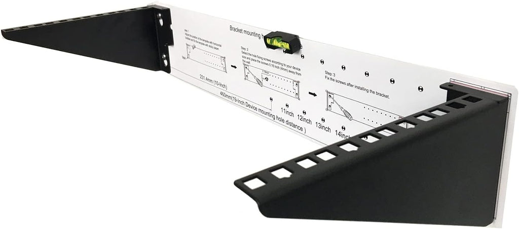 2U Foldable Cold Rolled Steel Vertical Wall Mount Rack G8726