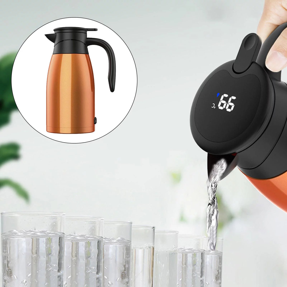 Orange Portable 12 Kettle Boiler Heater R4685