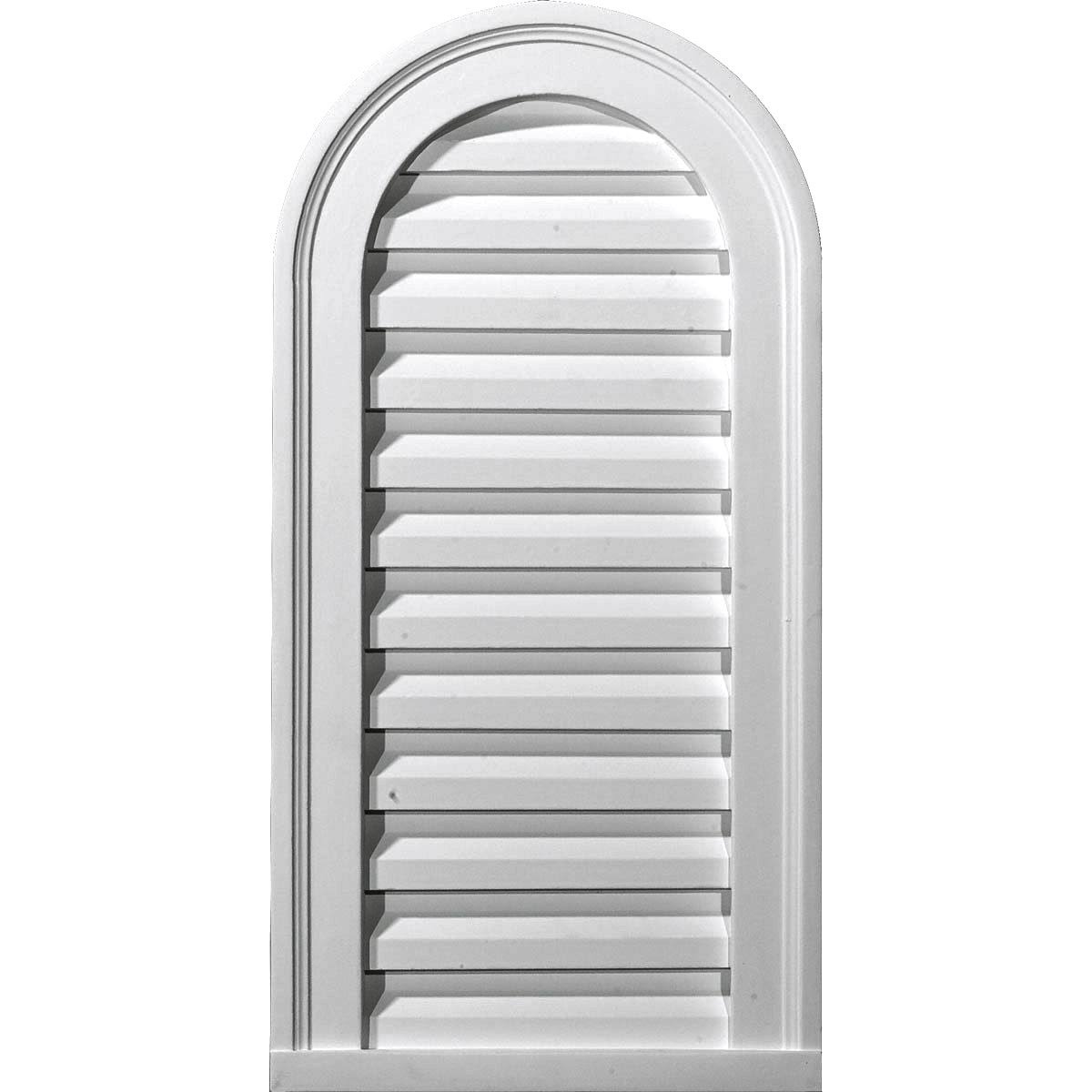 16x22W x 33x22H Cathedral Urethane Gable Vent Louver C770044