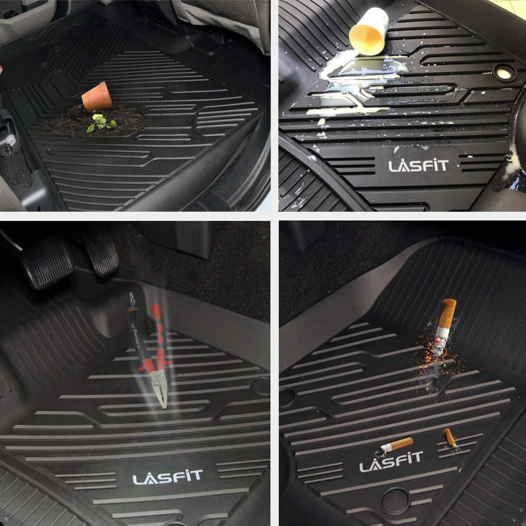Black All Weather TPE Floor Liners B939162