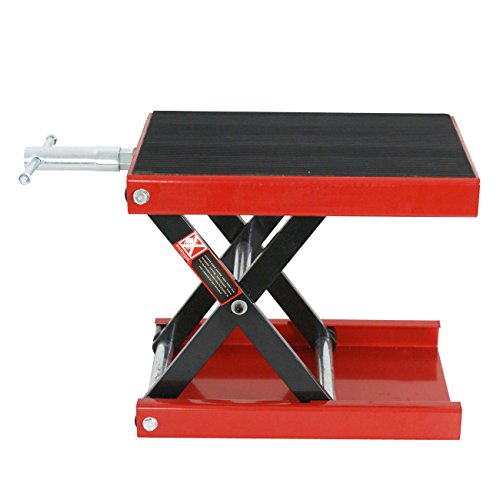 1100 LB Wide Deck Motorcycle Scissor Lift Jack Stand C385