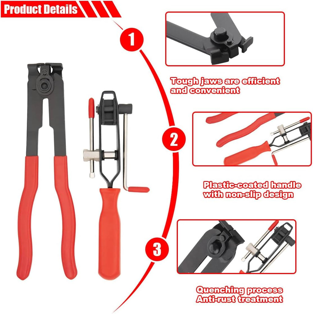 CV Joint Boot Clamp Pliers Set R8837