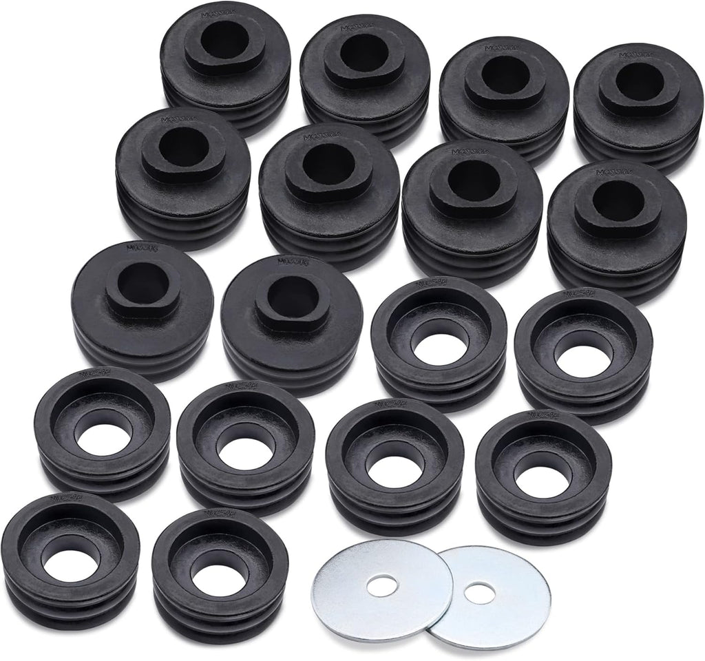 Body Mount Bushing Kit 18pcs Pack of 2 V137585